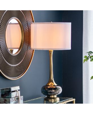 29" Table Lamp with Glass Drum