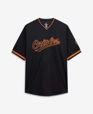 Men's Black Baltimore Orioles Big & Tall Pop Texture V-Neck T-Shirt