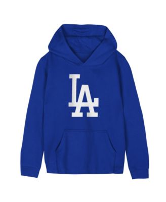 Preschool Royal Los Angeles Dodgers Primary Logo Fleece Hoodie