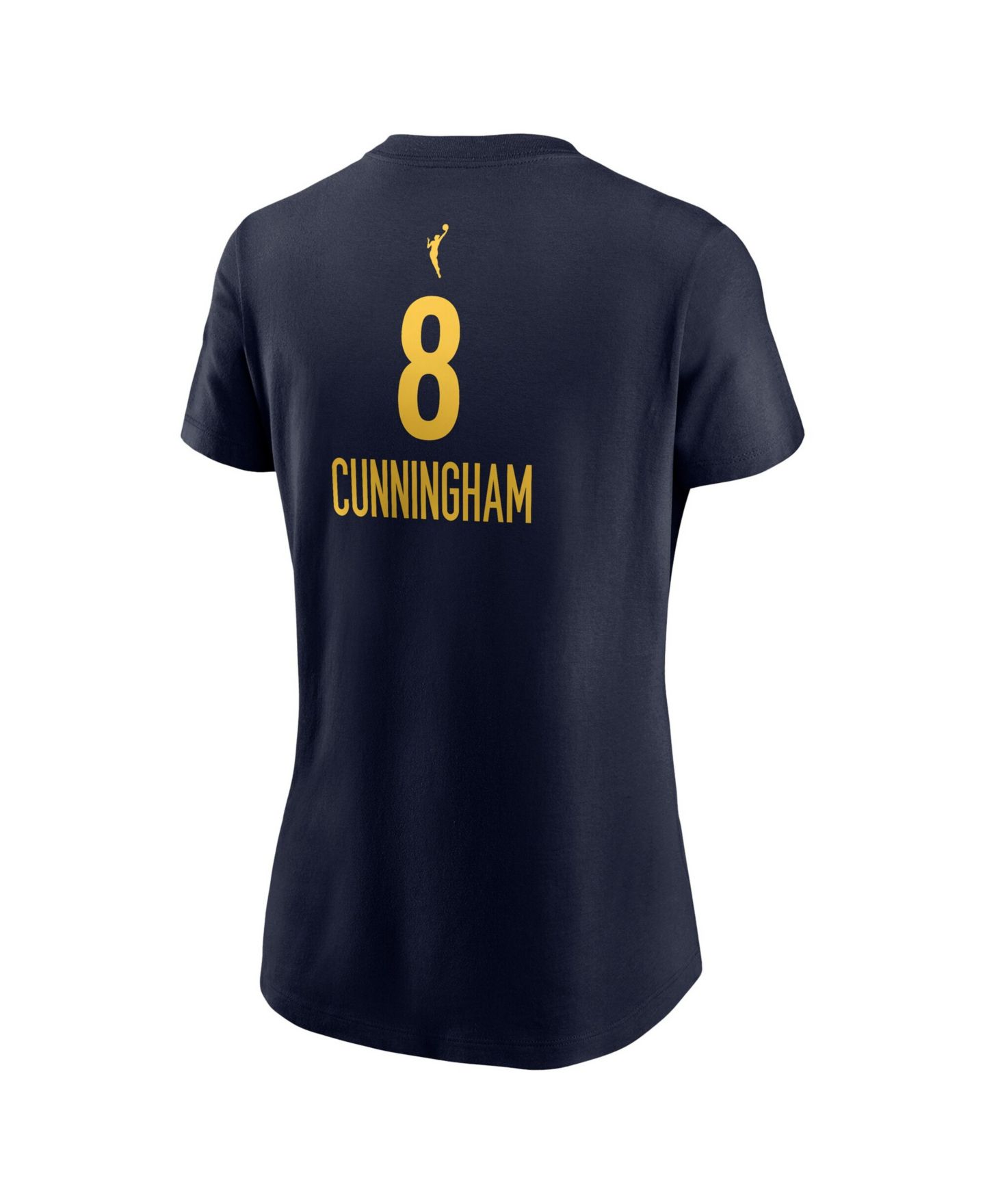 Женская футболка Nike Sophie Cunningham Navy Indiana Fever Name & Number Explorer Edition — фото 3