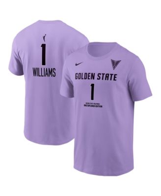 Men's Gabby Williams Lavender Golden State Valkyries Explorer Edition Name & Number T-Shirt