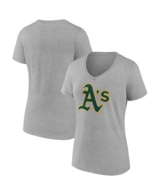 Women's Gray Athletics V-Neck T-Shirt