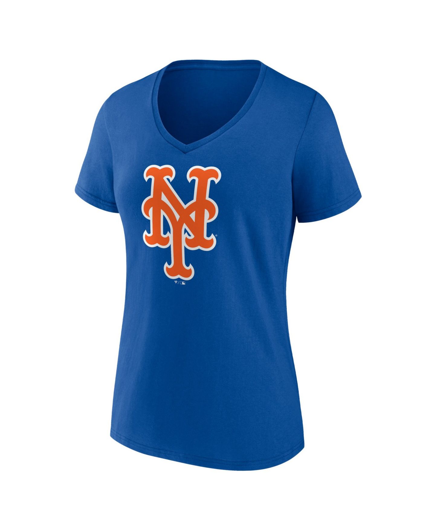 Женская футболка Logo Athletic Royal New York Mets V-Neck — фото 2