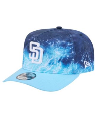 Men's Light Blue San Diego Padres Deep Water Pre-Curved 9FIFTY A-Frame Snapback Hat