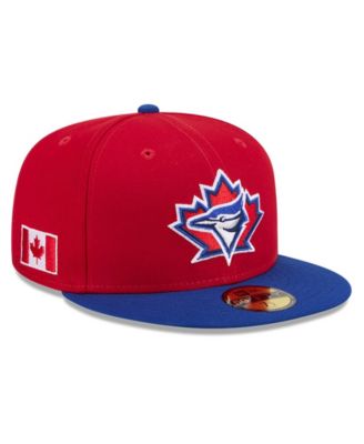 Men's Red/Royal Toronto Blue Jays 2026 Canada Day 59FIFTY Fitted Hat