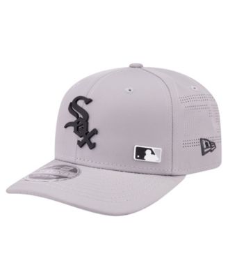 Men's Gray Chicago White Sox Laser Perforated 9SEVENTY Adjustable Hat