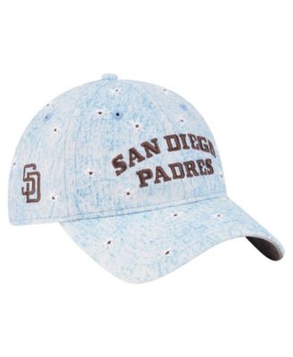 Women's Light Blue San Diego Padres Daisy All Over 9TWENTY Adjustable Hat