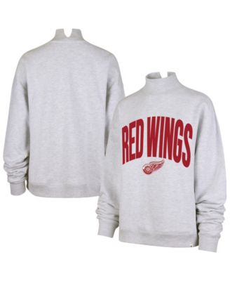 Women's Heather Gray Detroit Red Wings Subtle Muse Sweatshirt