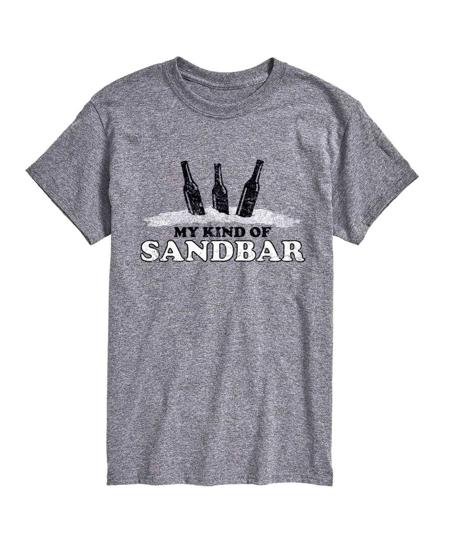 Мужская футболка AIRWAVES My Kind Of Sandbar Bottles Graphic, цвет: Меланжевый — фото 1