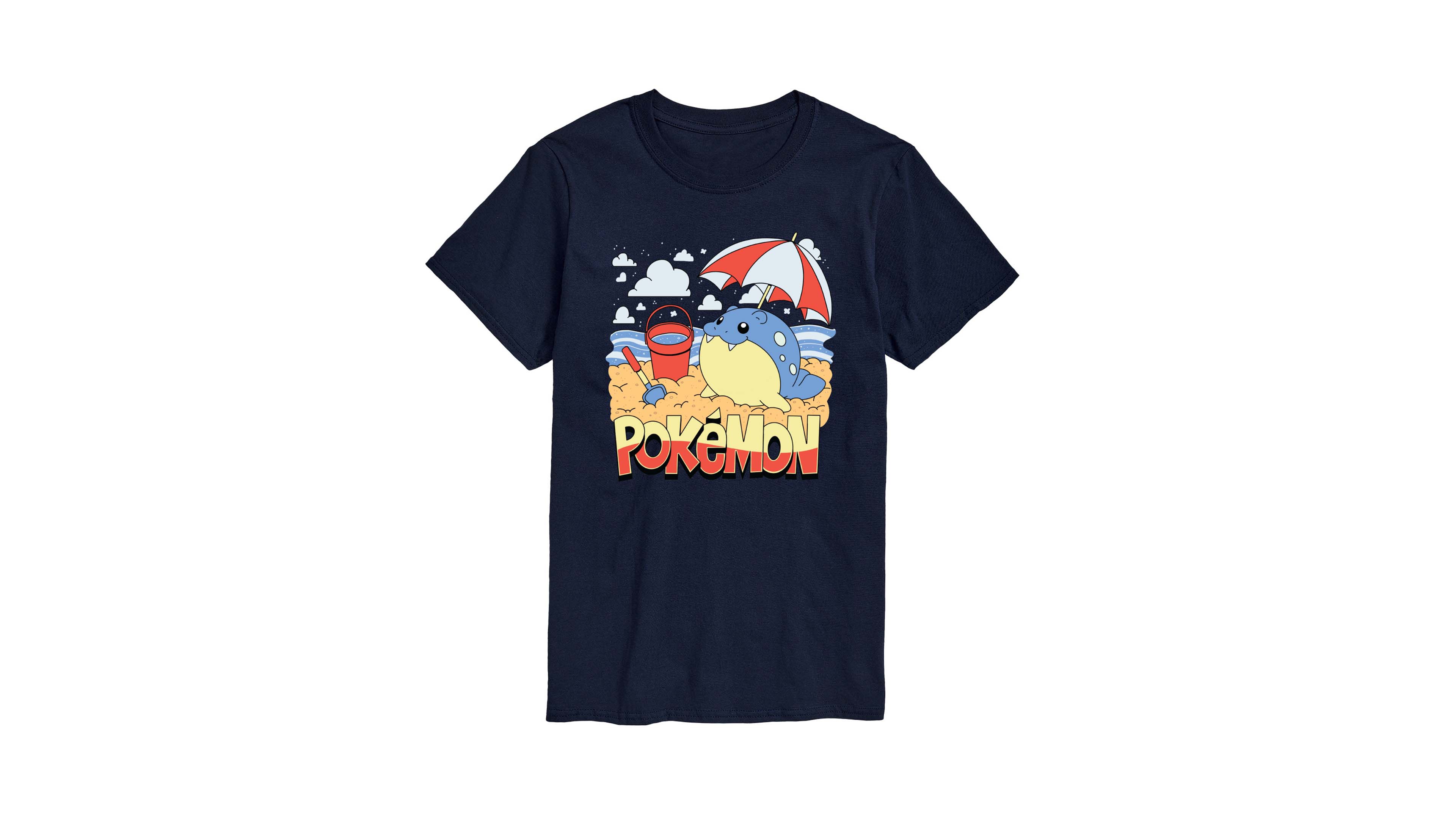 Airwaves Men's Pokemon Beach Graphic T-Shirt