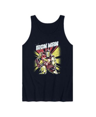 Men's Iron Man Retro Graphic Tank Top