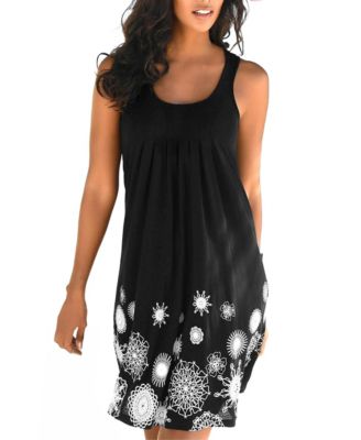Women's Sleeveless Printed Dress