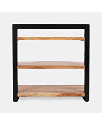 Nature's Edge Solid Acacia 3 Shelf Bookcase