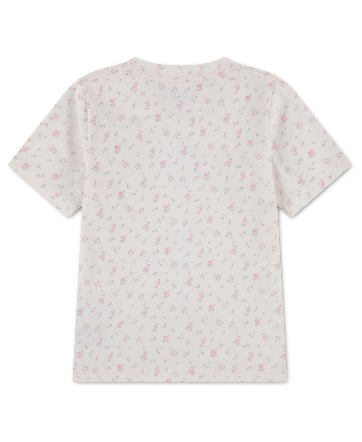 Футболка abercrombie kids Printed Logo Classic T-Shirt для девочек-малышей, цвет: Чёрный — фото 2