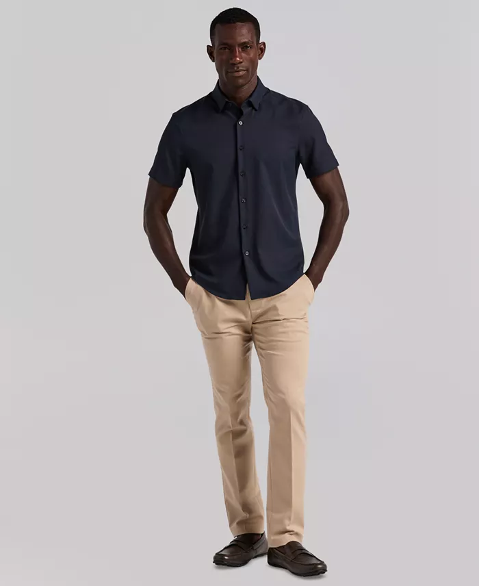 Men's Short-Sleeve Solid Shirt - thumbnail 10