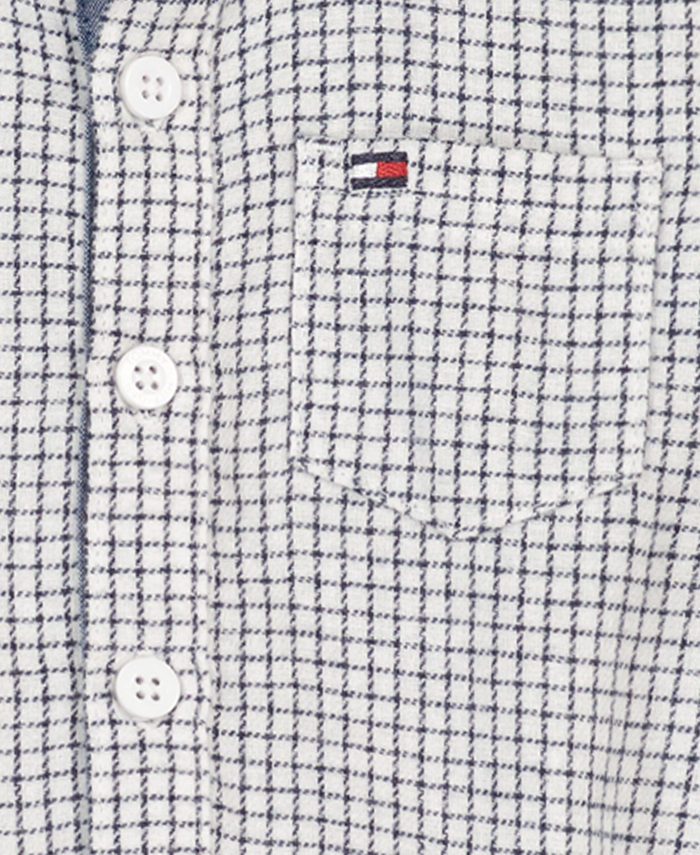 Детский комплект Tommy Hilfiger для малыша: боди в клетку и брюки, 2 предмета, цвет: Тёмно-синий — фото 5