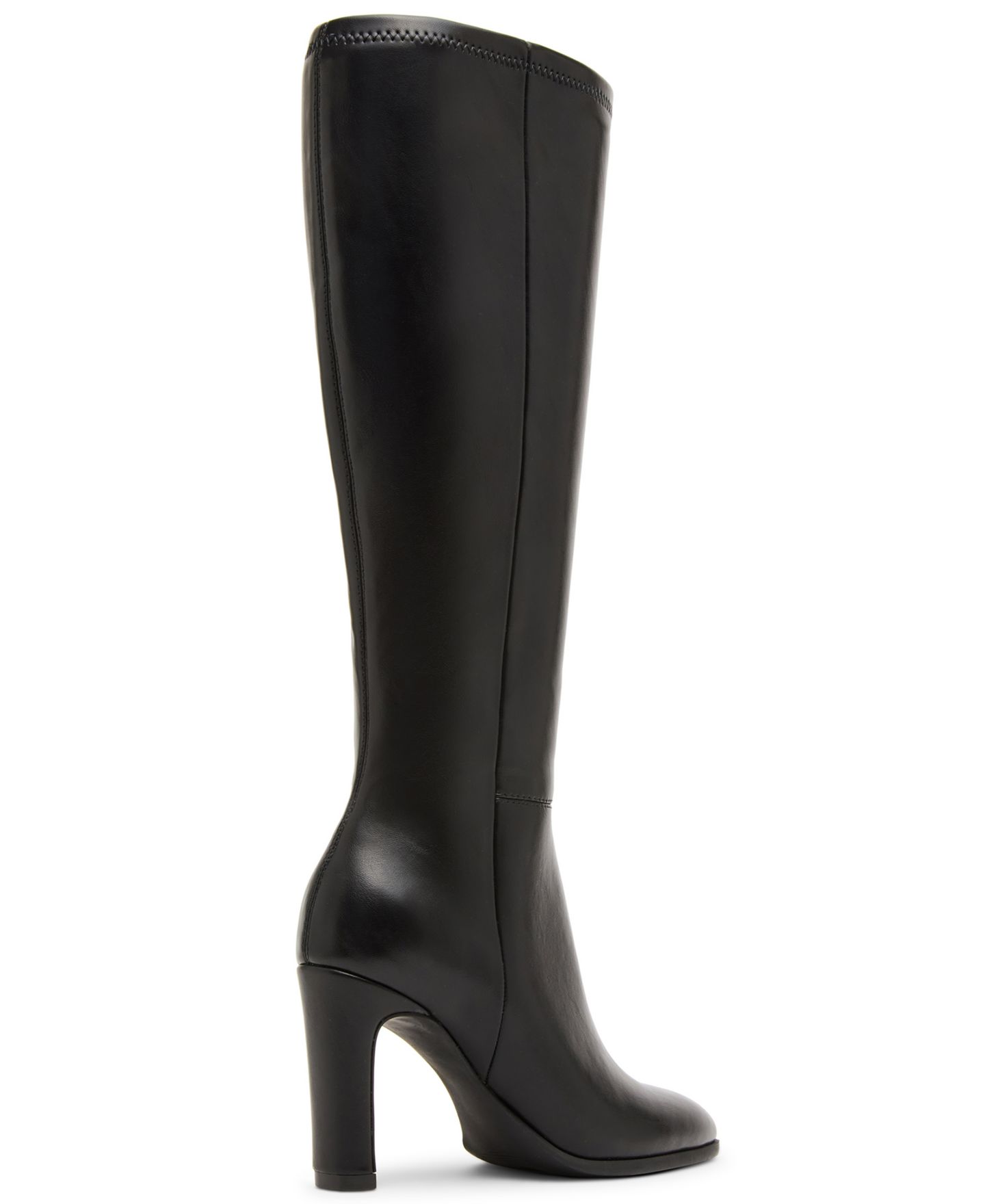 Женские ботинки Madden Girl Honeyy Knee High Dress Boots, Regular & Wide Calf, цвет: Чёрный гладкий — фото 7