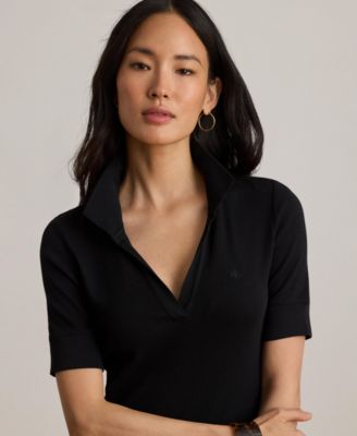 Women's Rib Knit Collared Dress thumbnail 4