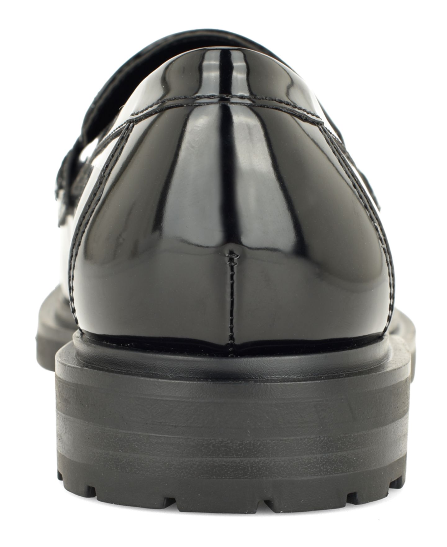 Женские туфли Nine West Teven Slip-On Lug Sole Penny, цвет: Чёрный лаковый — фото 3