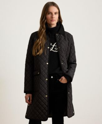 Women's Diamond-Quilted Coat