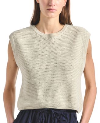 Women's Vivienne Mesh Knit Sleeveless Sweater