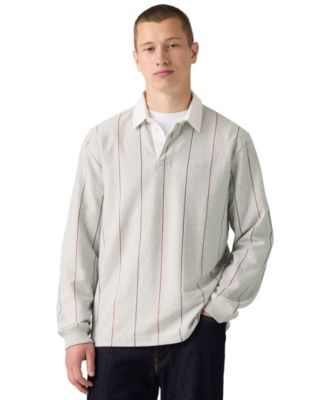 Men's Union Rugby Long-Sleeve Polo Shirt