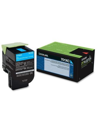 70C1XC0 Cyan Toner Cartridge for Voyager CS31/CS41/CS51 Series Printers, 4000 Pages Yield