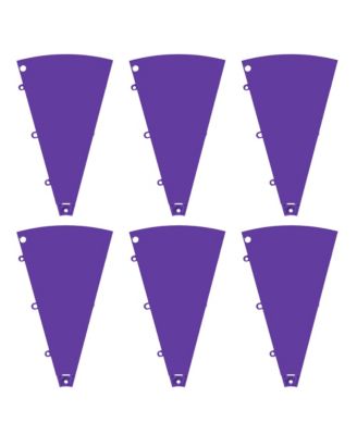 6 Pcs Prize Wheel Panels Dry Erase Purple for 24" Modular Prize Wheel