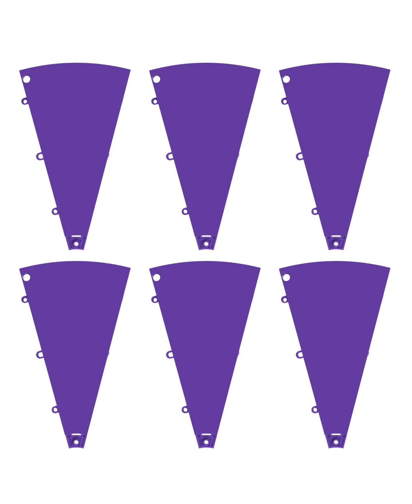 Детские игрушки WinSpin 6 Pcs Prize Wheel Panels Dry Erase Purple for 24" Modular Prize Wheel, цвет: Natrual — фото 1