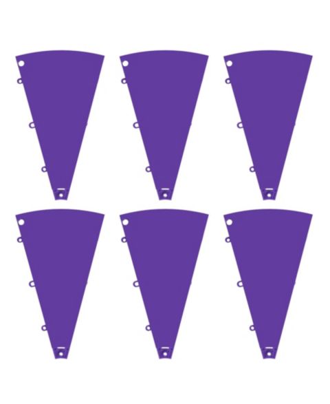 Детские игрушки WinSpin 6 Pcs Prize Wheel Panels Dry Erase Purple for 24" Modular Prize Wheel, цвет: Natrual