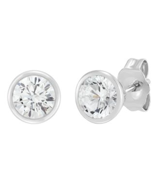 IGI Certified Lab-Grown Diamond Stud Earrings (1 ct. t.w.) in 14k White Gold