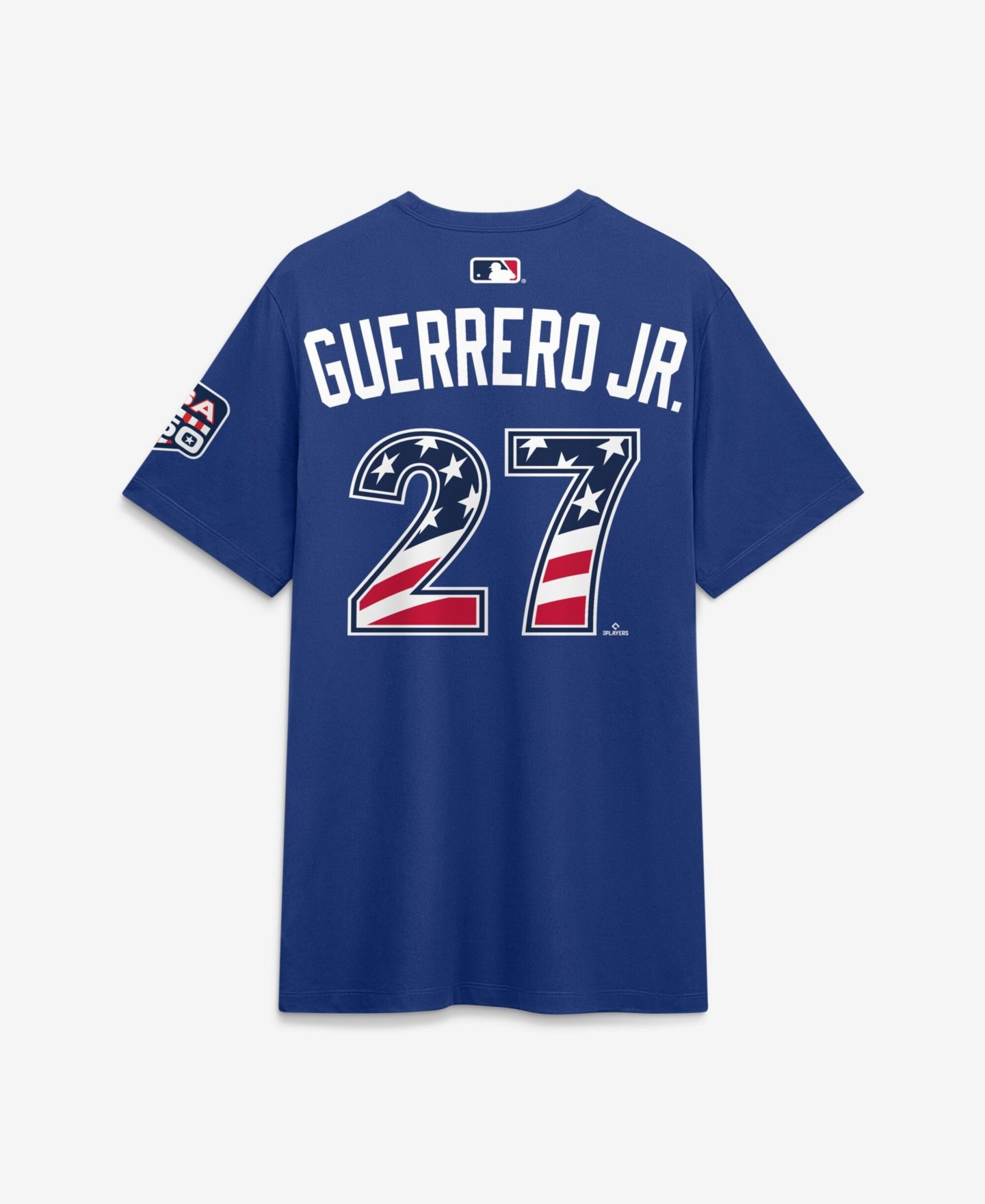 Мужская футболка Nike 2026 All-Star Game American League Vladimir Guerrero Jr. Rush Blue Name & Number — фото 3