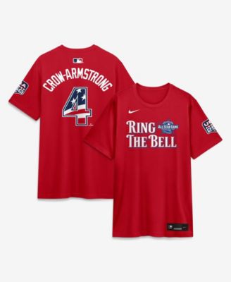 Men's 2026 All-Star Game National League Pete Crow-Armstrong Red Name & Number T-Shirt