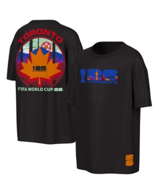 Men's Black FIFA World Cup 2026 Toronto Big City Poster T-Shirt
