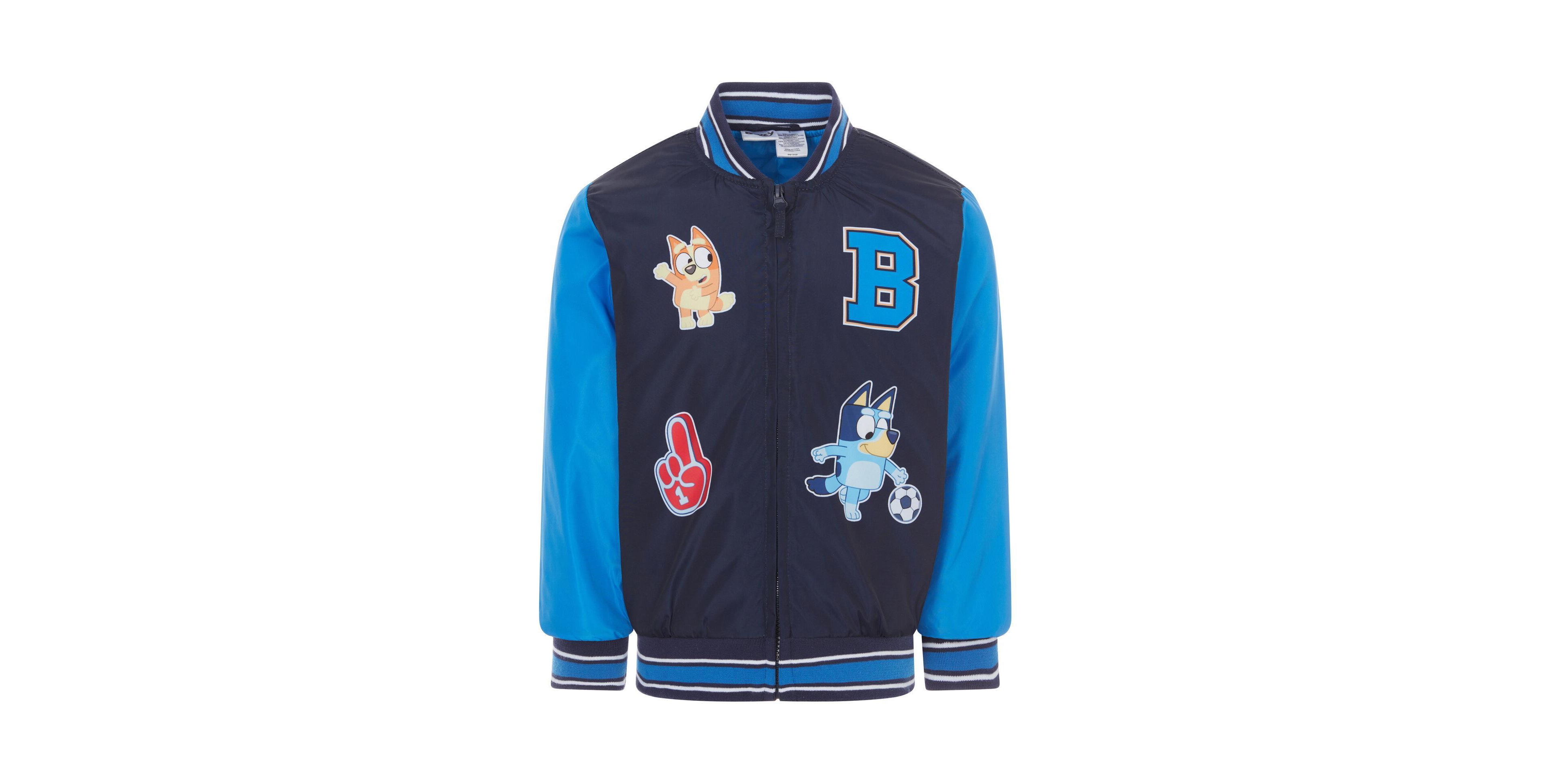 Bluey Toddler Boys' (2T-5T) Varsity Bomber Jacket