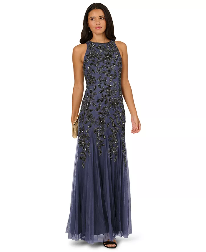 Women's Crewneck Beaded Dress - thumbnail 5