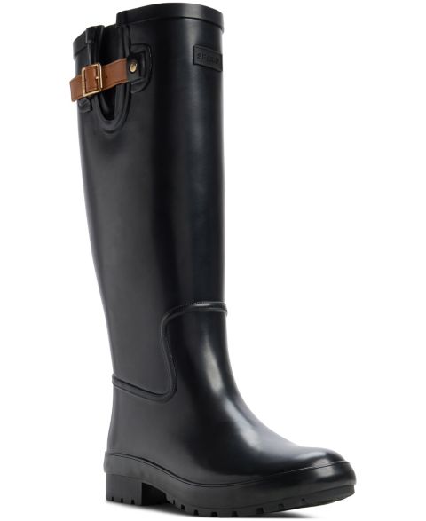Женские ботинки Sperry Drizzle 2.0 Knee High Pull-On Rain Boots, цвет: Чёрный