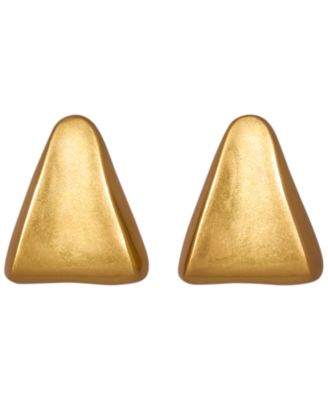 Gold-Plated Valley Stud Earrings