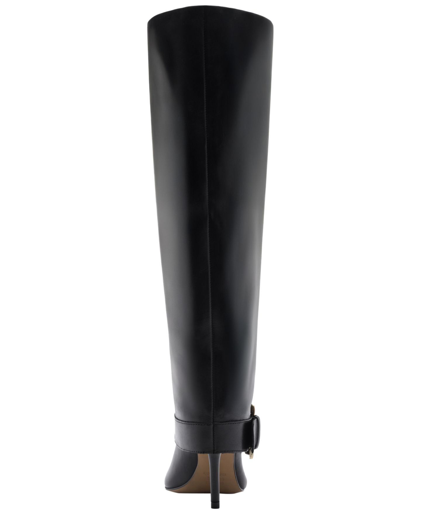Женские ботинки Arezzo Kenny Mid Stiletto Buckle Dress Boots, цвет: Чёрный — фото 3