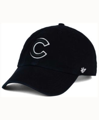 cubs hat black