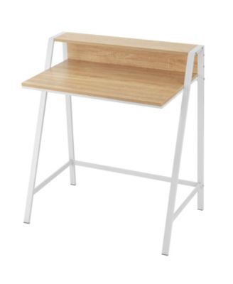 2 Tier Computer Desk PC Laptop Table Study Writing Home Office Workstation New