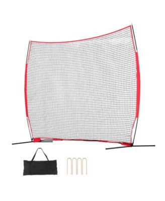 Barricade Backstop Net Ball Sports Barrier Softball Practice Net 12x9ft