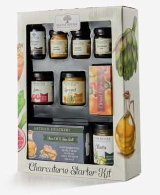 Gourmet Charcuterie Starter Kit Gift Set, 9 Piece