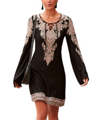 Women's Lace Up Dress