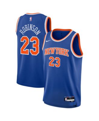 Big Boys and Girls Mitchell Robinson Blue New York Knicks Swingman Icon Edition Jersey