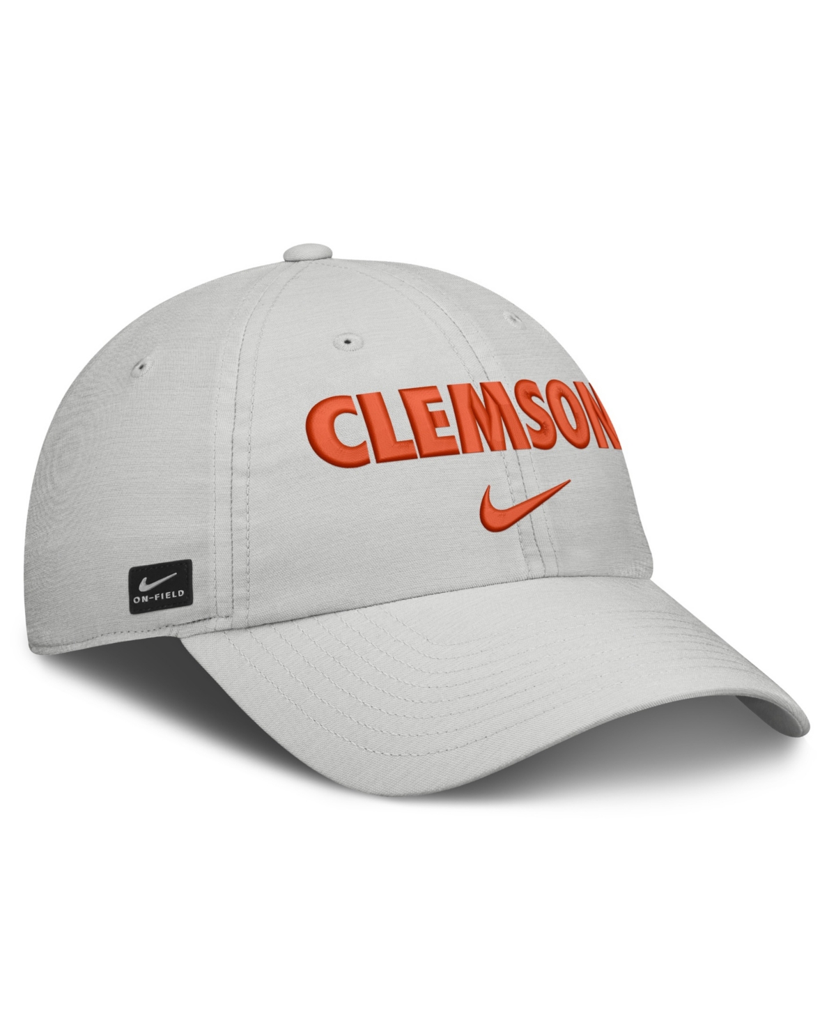 Nike Men's and Women's Gray Clemson Tigers 2026 On-Field Gameday Club Adjustable Hat