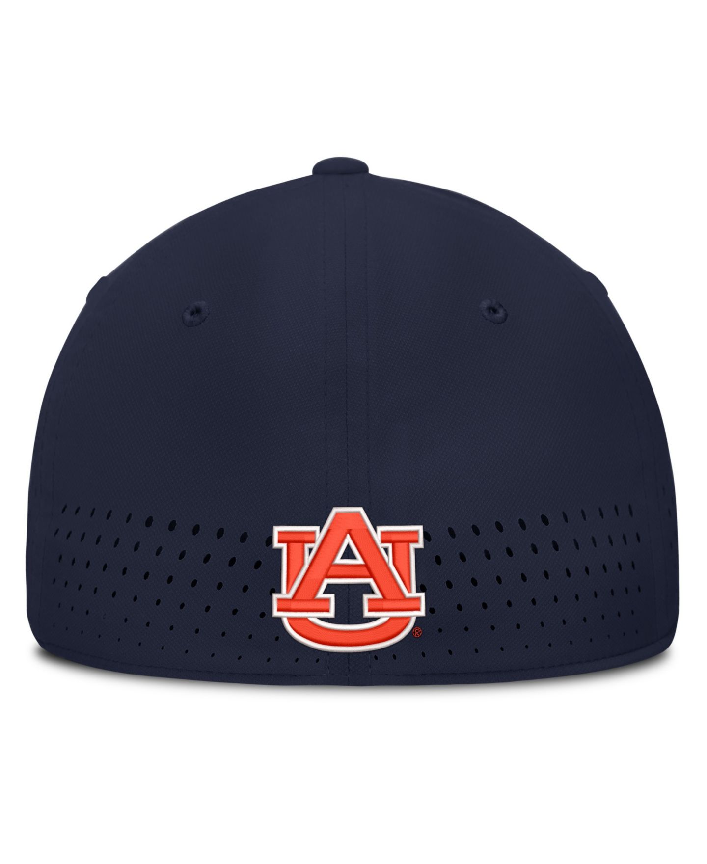Мужской головной убор Nike Navy Auburn Tigers Gameday Aerobill Swooshflex Dri-FIT Hat — фото 4