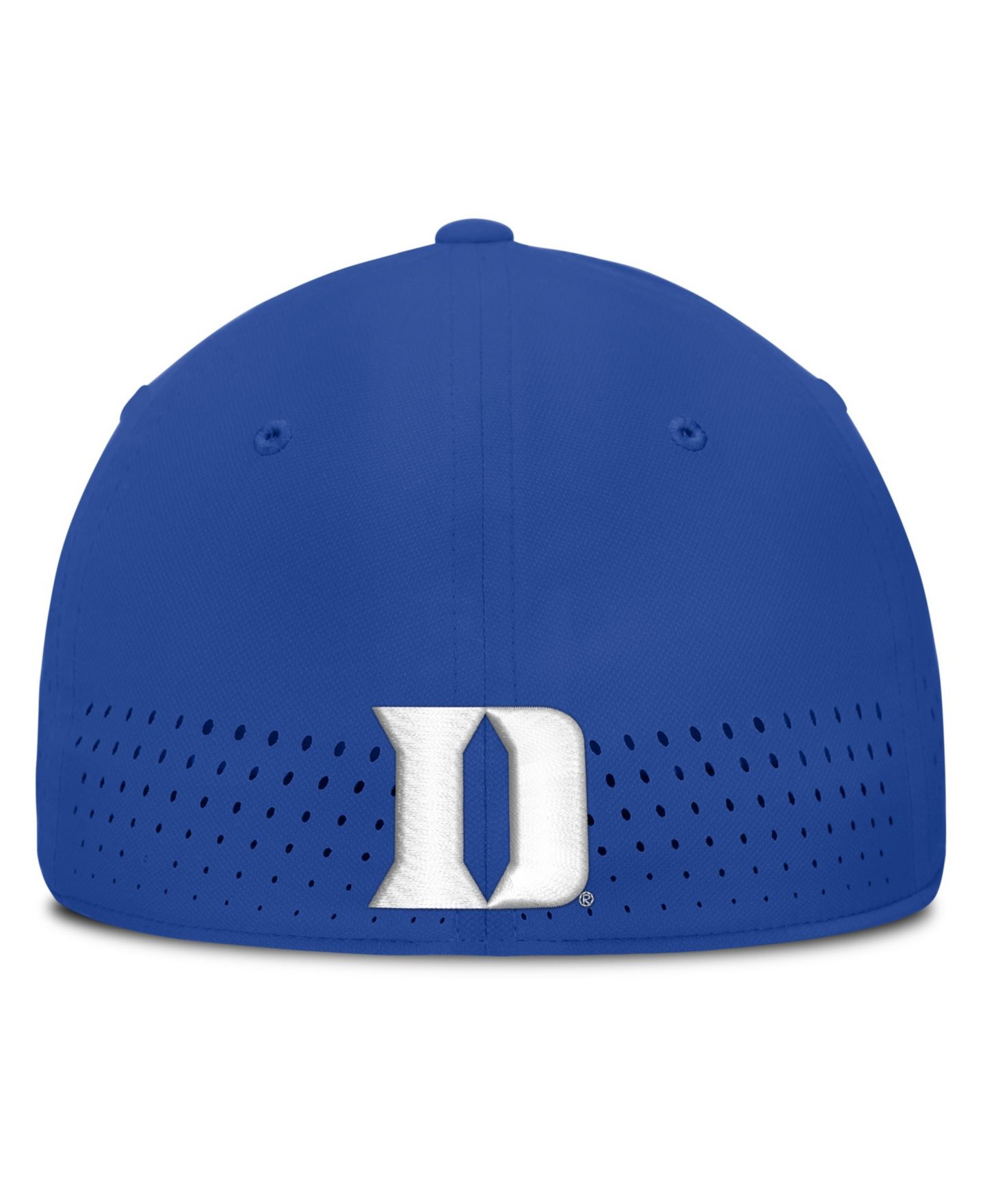 Мужской головной убор Nike Royal Duke Blue Devils Gameday Aerobill Swooshflex Dri-FIT Hat — фото 4
