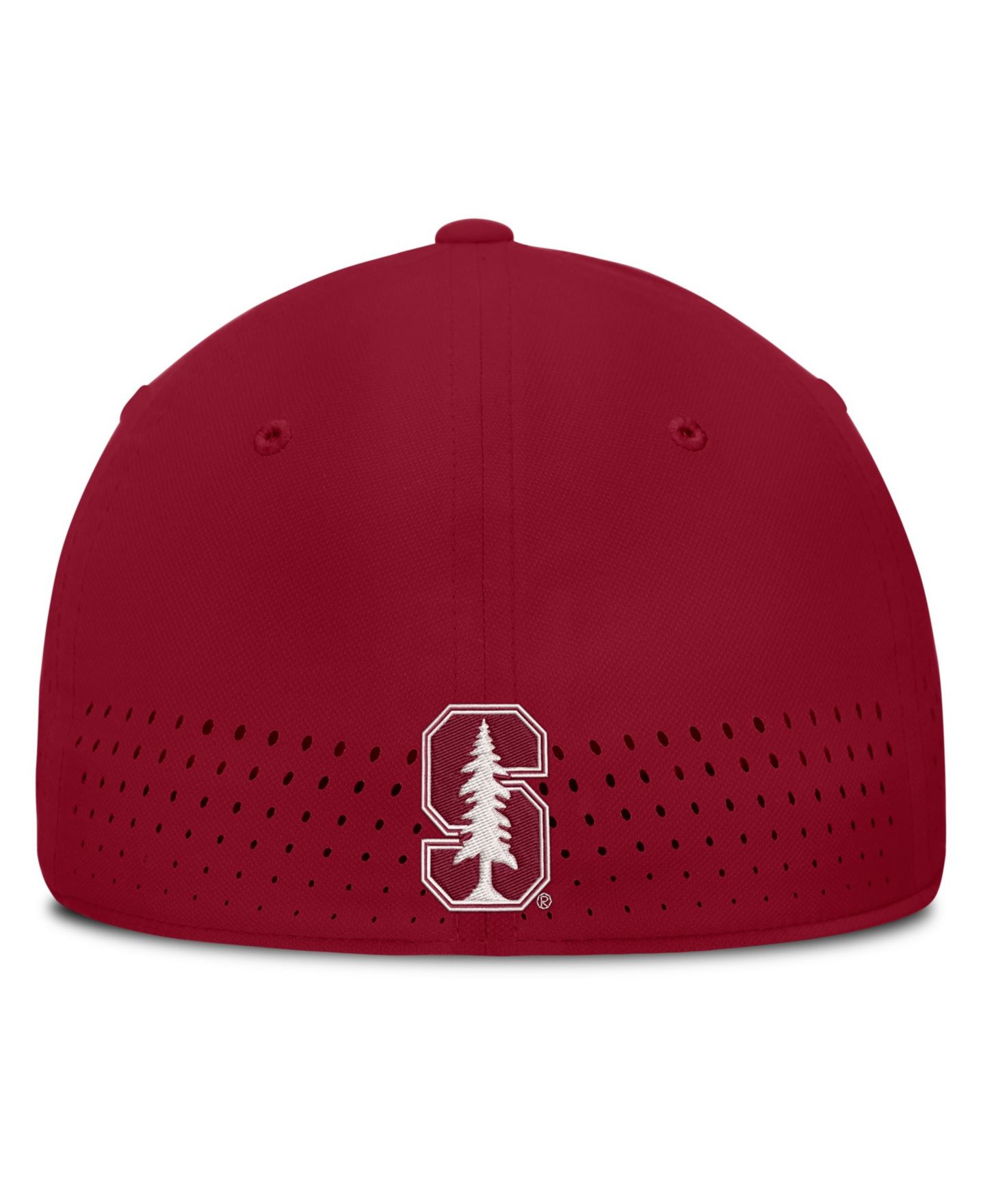 Мужской головной убор Nike Cardinal Stanford Cardinal Gameday Aerobill Swooshflex Dri-FIT Hat — фото 4