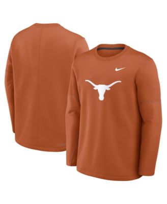 Men's Texas Orange Texas Longhorns 2026&nbsp;Sideline Coaches Therma-FIT Long Sleeve Top
